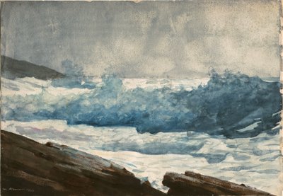 Prouts Neck, Breakers by Winslow Homer